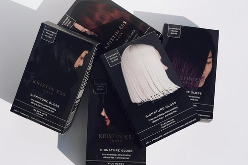 Kristin Ess Hair Gloss - Winter Wheat Light Neutral Blonde | 4-Week Semi-Permanent Color & Shine Conditioner