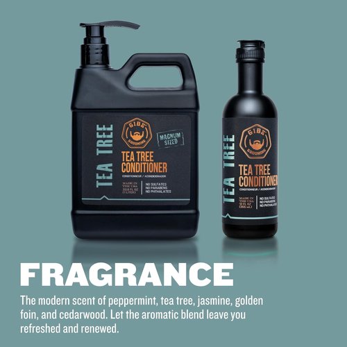 GIBS Grooming Tea Tree Conditioner - Nourishing Formula for Healthy Hair | 12 Fl. Oz.