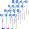 Pro Sensitive Gum Care Replacement Brush Heads Compatible with Oral-B Electric Toothbrushes, 16 Pack High Density Extra Soft Bristles Toothbrush Heads Refill, White