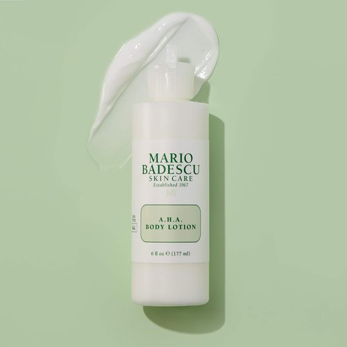 Mario Badescu AHA Body Lotion - Gentle Exfoliating & Moisturizing Formula for Youthful Skin - 6 Fl Oz
