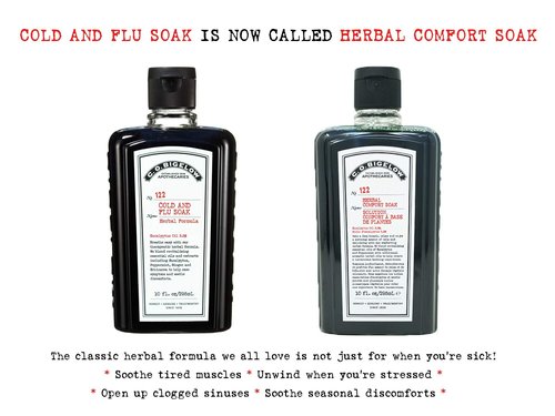 C.O. Bigelow Herbal Comfort Soak, Aromatherapy Bath Soak for Discomfort, Relaxation & Tired Muscles with Essential Oils, Eucalyptus, Peppermint, Echinacea, 10 fl oz