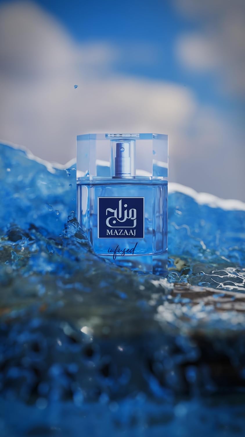 Zimaya Mazaaj Eau De Parfum For Men - Luxurious Fragrance, 3.4 Fl. Oz | Long-Lasting Scent