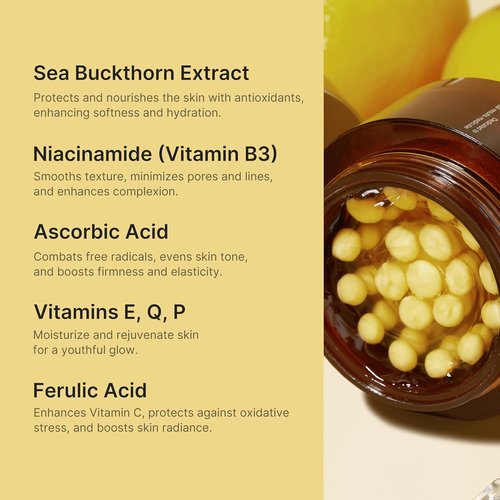 Medicube Capsule Cream - Deep Vitamin C Liposome Capsules for Radiance & Firm Skin | Hydrating Glow Gel, 1.94 oz