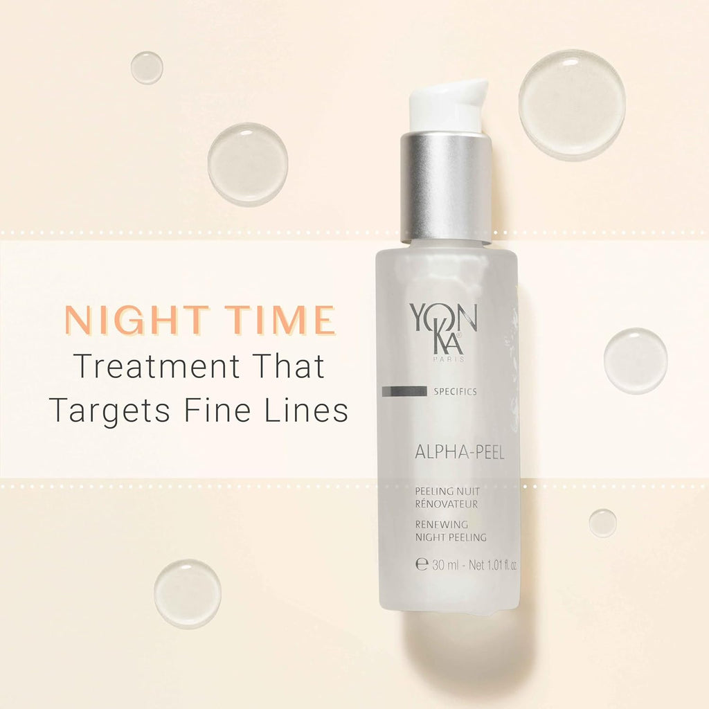 Yon-Ka Alpha Peel Concentrate - Anti-Aging Night Peel for Fine Lines & Wrinkles | 1.01 fl oz | Paraben-Free