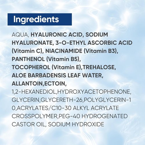 +1Herolabs Hyaluronic Acid Serum for Face with Vitamin B5, C, E & Niacinamide, Hydrating & Plumping Face Serum for Sensitive Skin, Fragrance-Free 8.45 Fl Oz