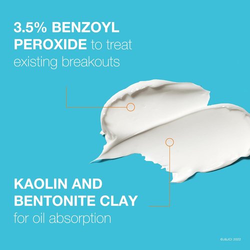 Neutrogena Clear Pore 2-in-1 Facial Cleanser & Face Mask - Acne Treatment with Kaolin & Bentonite Clay, 4.2 fl. oz, 3 Pack