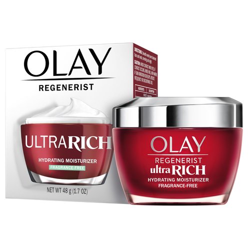 Olay Regenerist Ultra Rich Face Moisturizer, Fragrance-Free, 1.7 Oz