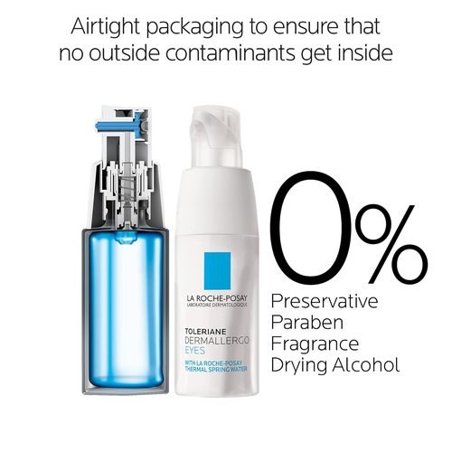 La Roche-Posay Toleriane Eye Cream - Soothing Repair Moisturizer for Sensitive Skin | Fragrance-Free, Allergy Tested