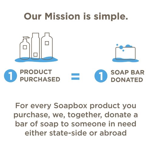 Soapbox Tea Tree Shampoo Bar for Dry Scalp | Natural, Eco Friendly, Vegan | Color Safe, free of Sulfates, Parabens, Silicones, Cruelty Free, 3.1oz (Pack of 1)
