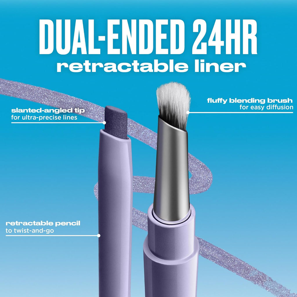 Urban Decay 24/7 Liquid Stick Waterproof Eyeliner - Smudge-Proof & Long-Lasting Dual-Ended Gel Liner | 0.012 oz