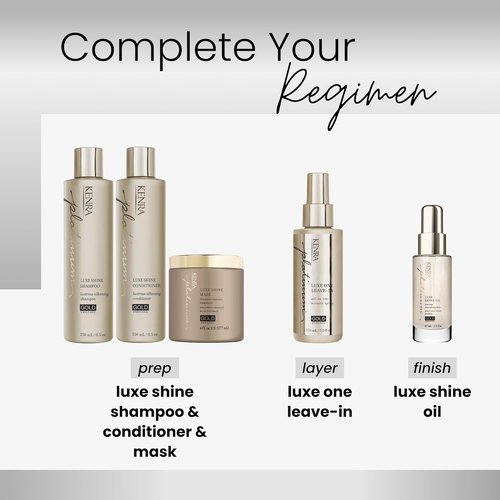 Kenra Platinum Luxe Shine Mask - Intensive Conditioning for Enhanced Shine & Manageability | 6 oz