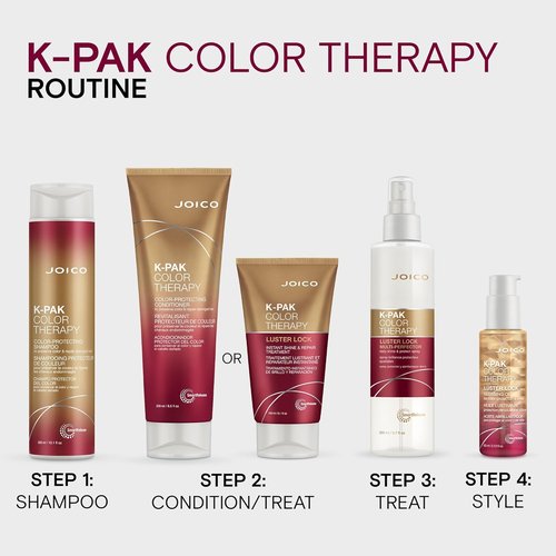 Joico K-PAK Color Therapy Luster Lock Spray - Daily Shine & Protection for Color-Treated Hair | Instantly Detangles & Controls Frizz