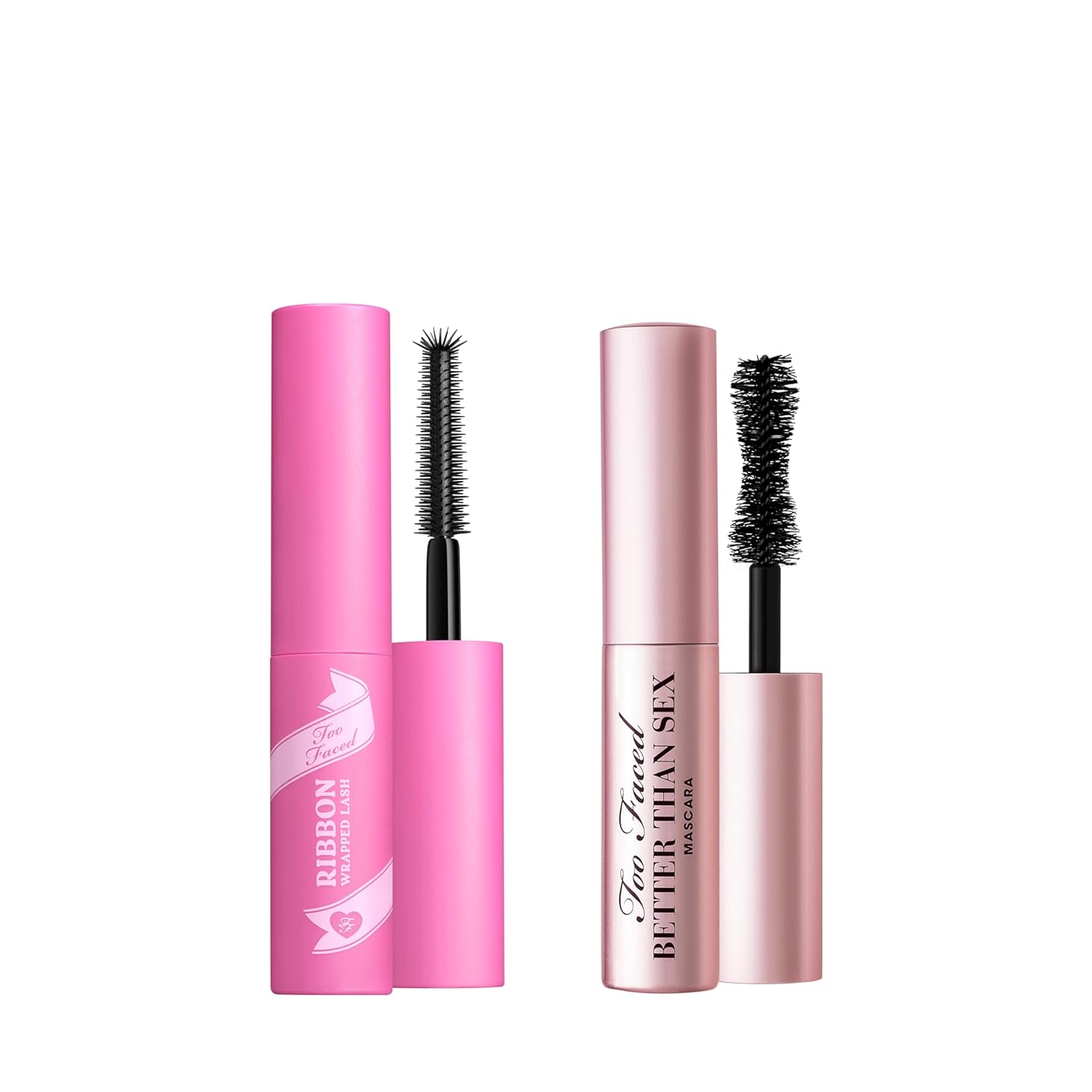 Too Faced Better Than Sex Mascara Travel Duo - Volume & Length | 0.17 Fl Oz + 0.16 Fl Oz