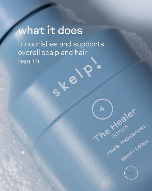 Skelp!™ The Healer Serum - Weightless Hydrating Hair & Scalp Treatment with Biotin & Vitamin C | 1.69oz