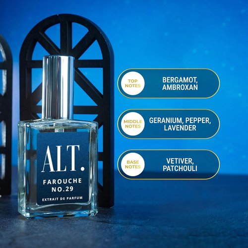 ALT. FRAGRANCES Farouche No. 29 - Bold Citrus Vanilla Extrait de Parfum for Men, 100ml