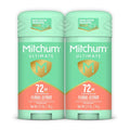 Mitchum Ultimate 72H Odor Protection Women’s Antiperspirant & Deodorant, Invisible Solid, Floral Citrus, 2 pack