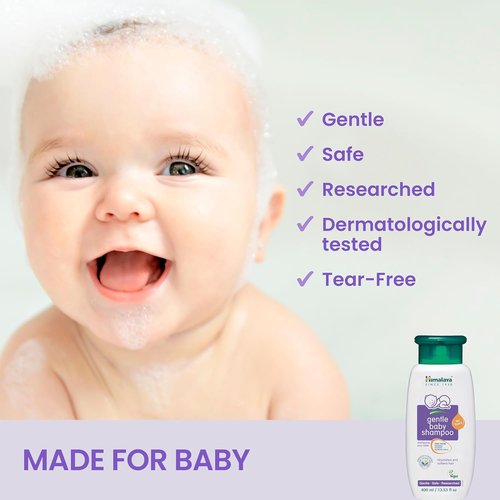 Himalaya Gentle Baby Shampoo - Soothing Moisture for Baby-Soft Hair & Scalp | 13.53 oz