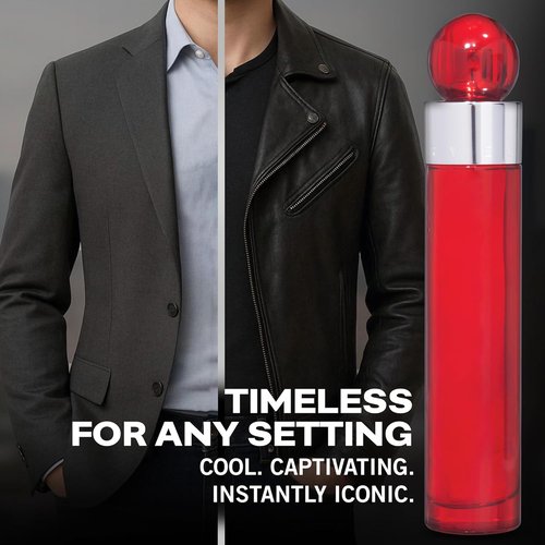 360 Red by Perry Ellis - Energizing Men's 3.4 oz EDT Spray for All-Day Freshness
