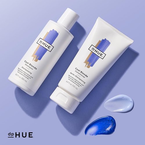 dpHUE Cool Blonde Shampoo - 8.5 oz | Neutralize Yellow & Brassy Tones - Color Safe & Sulfate Free