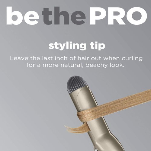Conair INFINITIPRO Tourmaline Curling Iron - 1.5-Inch Ceramic Barrel for Soft Waves on Medium & Long Hair