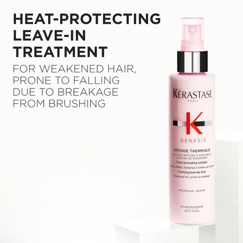 Kerastase Genesis Thermique Blow Dry Primer - Heat Protectant for Weak Hair, Anti-Breakage & Hydrating | 5.1 Fl Oz