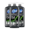 Dial Men 3-in-1 Body, Hair, and Face Wash - Recharge Formula | 69 Fl Oz (3 x 23 Fl Oz Bottles)