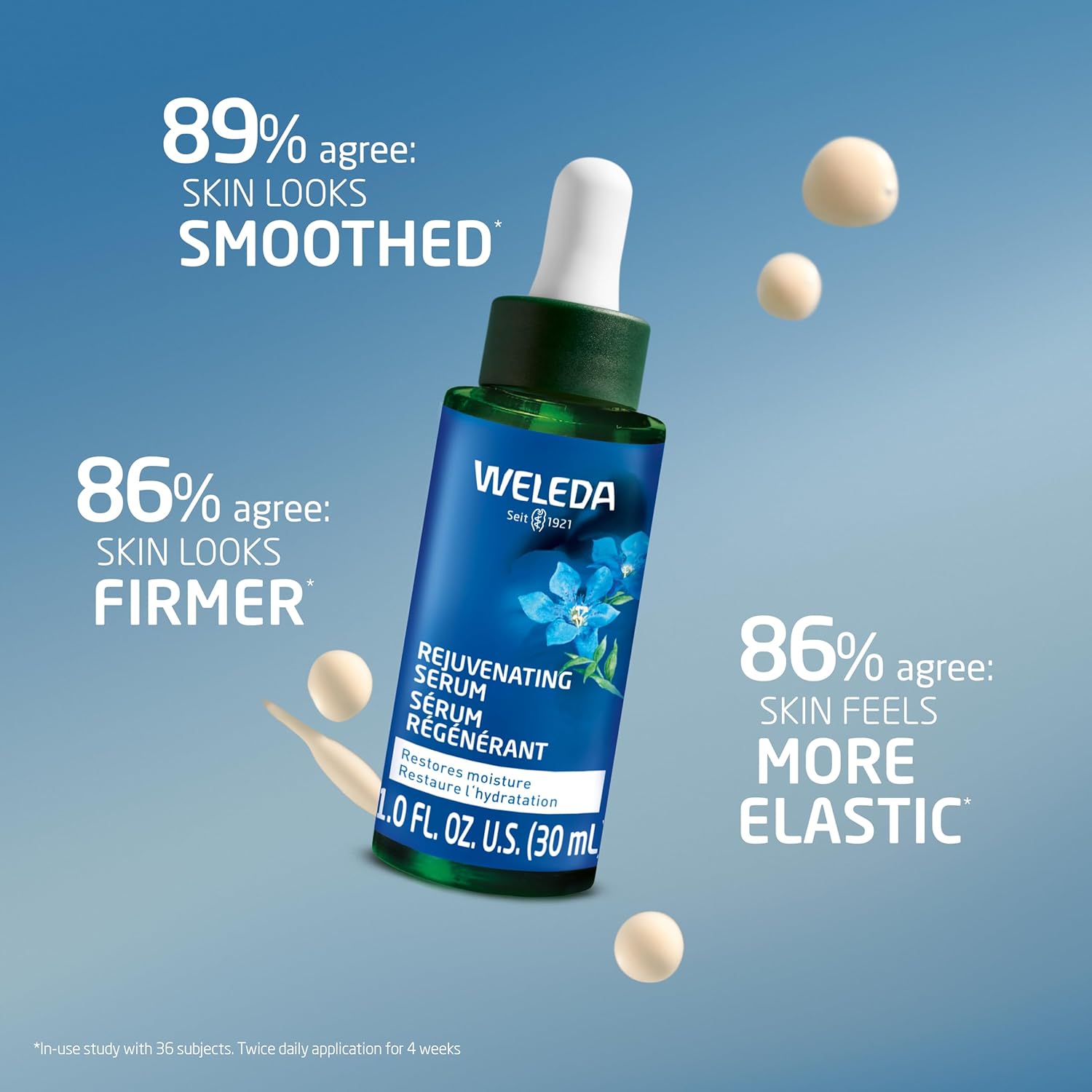 Weleda Rejuvenating Serum - Anti-Aging Formula for Youthful Skin | 1.0 oz