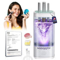 3.0 Upgrade Make Up Brush Cleaner Cosmetic【Industry NO.1-12x Cleaning Power】【SGS Certified - 0 Dust】 MakeupBrushes Cleaner Suitable for all Brush，Circuit Upgrade Make Up Brush Cleaner WHITE