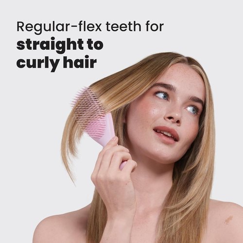 Tangle Teezer Ultimate Detangler Brush - Effortlessly Eliminates Knots & Reduces Breakage | Millennial Pink