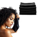 Micro Plop Curl Towels | Smooth Microfiber Hair Towels - Set of 5 for Quick Drying & Frizz Reduction