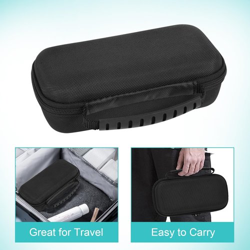 SLODE Hard Travel Case for Philips Norelco OneBlade QP2520 QP2530 QP2724 QP2834 QP2620 QP2630 QP1924 with Handle,Carrying Bag for Hybrid Electric Trimmer and Shaver (Black)