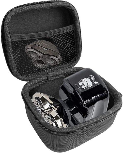 FitSand Hard Case Compatible for Skull Shaver Pitbull Gold PRO GX5 Head and face Shaver