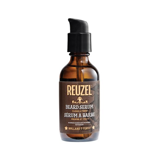 REUZEL Clean & Fresh Beard Serum, Hydrating, Non-Comedogenic, Natural, Non-Greasy Finish, Light Citrus Mint Scent, For All Skin Types, 2 oz