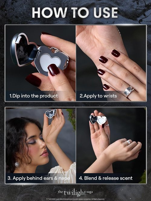SHEGLAM Soulmates Solid Perfume - Twilight Saga Inspired Makeup Face Paint for Women & Girls