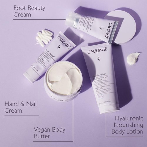 Caudalie Vinotherapist Hand & Nail Cream - Nourishing Shea Butter & Grapeseed Oil | Vegan Formula