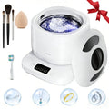 Ultrasonic Jewelry & Makeup Tool Cleaner, Retainer Cleaner,40000-42000Hz U-V Dual-Action, 4 Modes, 45dB Quiet, SUS304 DetachableTank, IPX7 Waterproof with Cleaning Kit for Rings, Watches, Brushes