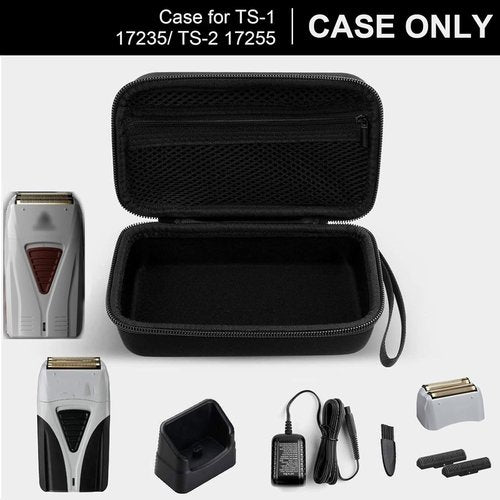 PAIYULE Case for Andis Profoil Lithium Plus Shaver - Travel Bag with Replacement Foil Assembly & Cutters