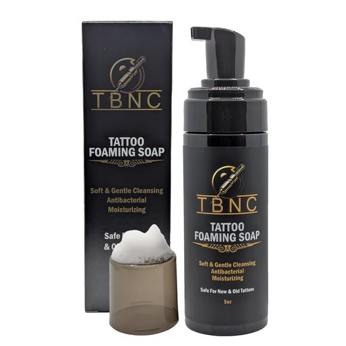 TBNC Tattoo Foaming Soap, Fragrance-free, Antibacterial, with Aloe Vera & Chamomile