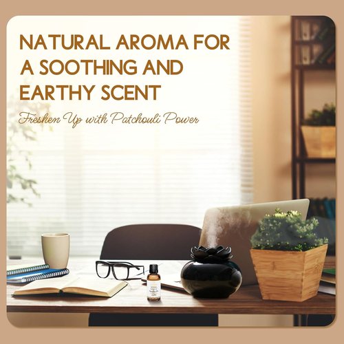 Patchouli Essential Oil - 100% Pure Natural Oil for Skin, Hair, Diffuser & DIY Projects | 1 Oz