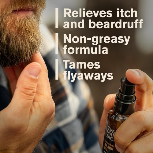Every Man Jack Beard Oil - Aged Bourbon Fragrance - Deeply Moisturizes & Softens - 1 fl oz