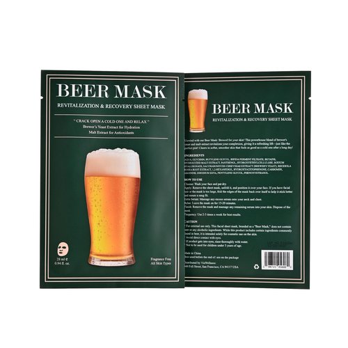Valentine's Day Gift for Men, Husband, Boyfriend: Winter Skincare Sheet Mask, Wife, Fiance, Bachelor Party, Groomsmen, Winter Skincare