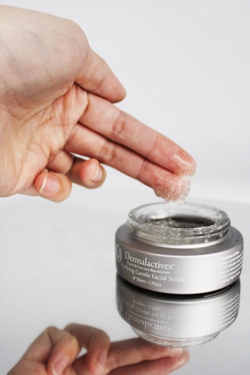 Dermalactives Purifying Facial Scrub - Gentle Exfoliation for Clear Skin | 4 oz