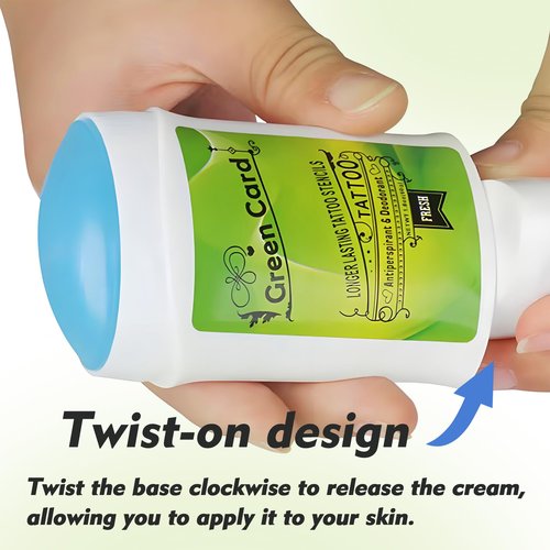 Rayyl Tattoo Transfer Gel 2Pcs Stencil Gel Transfer Cream Professional Safe & Easy Body Art Skin Solution for Tattoo Artists and Beginners Tattoo Studio (70g Each)