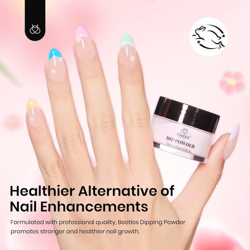 Beetles Dip Powder Nail Kit - 36 Colors Quick-Drying Glitter & Pastel Dipping Powder Set | Perfect for DIY Manicure & Nail Art