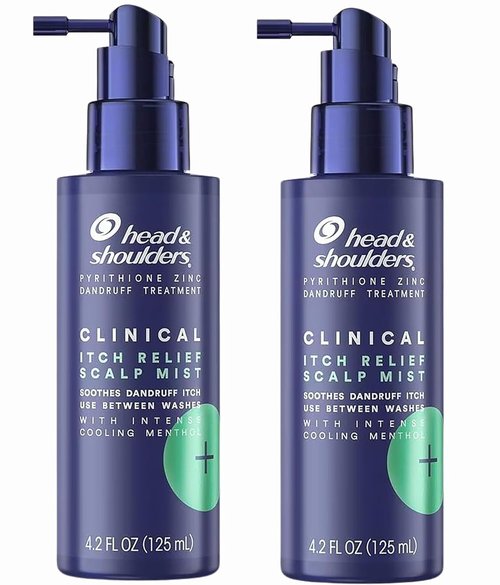 Head & Shoulders Itch Relief Scalp Mist Spray - Leave-In Formula for Dry, Itchy Scalp | 4.2 oz, Pack of 2