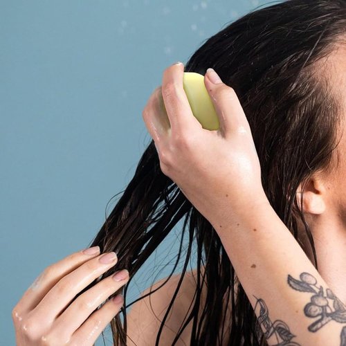 Rice Water Shampoo Bar - Strengthening & Repairing Sulfate-Free Vegan Formula | 3.2 oz for Healthy, Color-Treated Hair