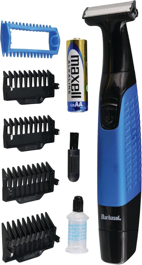 Barbasol Battery Powered Razor - Single Blade Precision Shaving | Compact & Lightweight Design