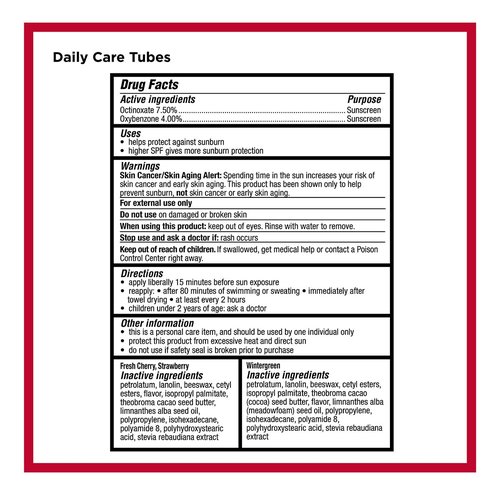 Carmex Daily Care and Daily Care Minis Moisturizing Lip Balm Pack, SPF 15, Multi-Flavor Lip Care Variety Pack Bag, 8 Count (3 Tubes, 5 Mini Tubes)