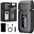Brightup Electric Foil Shaver for Men - Smooth, Close Shaving with Pop-Up Trimmer | Wet/Dry, Waterproof, LED Display