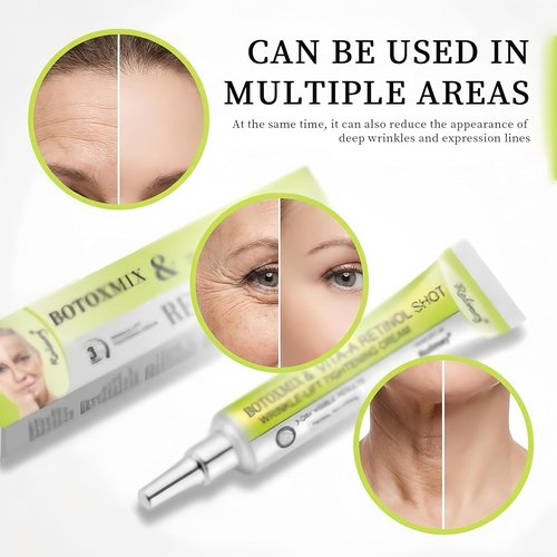 Botoxmix Wrinkle-Lift Tightening Cream - Anti-Aging, Pore Minimizer for All Skin Types (2 PCS)